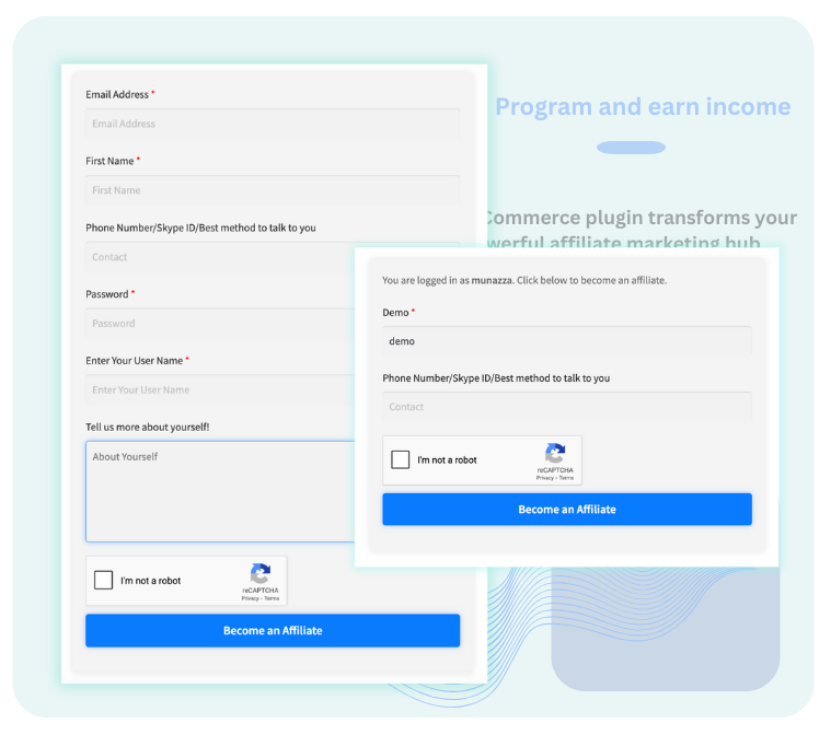 Affiliate Dashboard